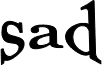 sad